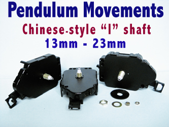 chinese "I" shaft pendulum quartz movement